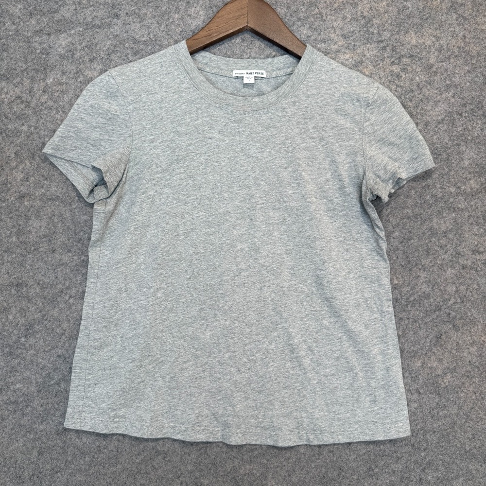 James Perse Little Boy Tee Womens Small 1 Combed Cotton Crewneck Shirt USA
